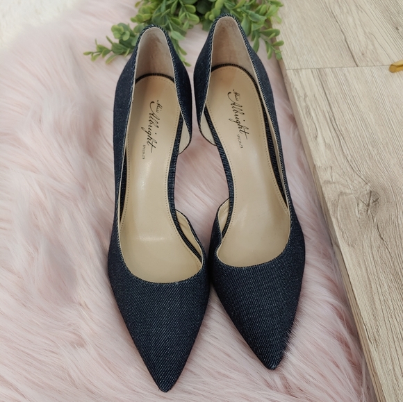 Anthropologie Shoes - Anthropologie Miss Albright D'orsay Denim Pumps